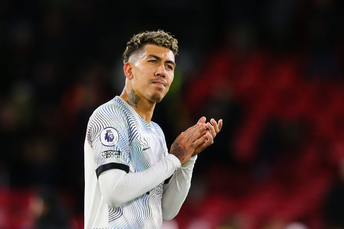 Jamie Carragher Pays Tribute To Roberto Firmino Before His Liverpool