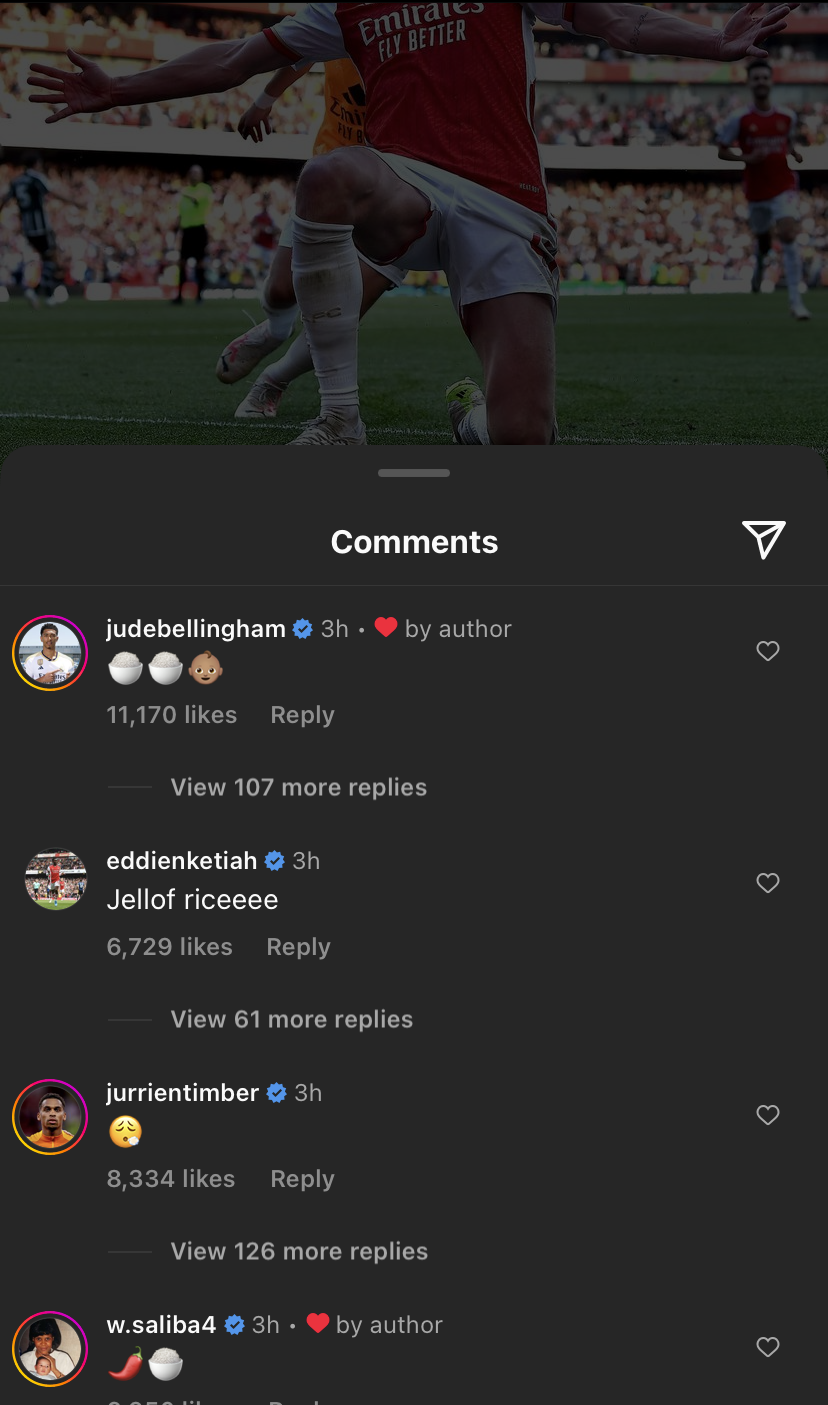 Jude Bellingham Leaves Wordless Reaction On Instagram After Declan Rice