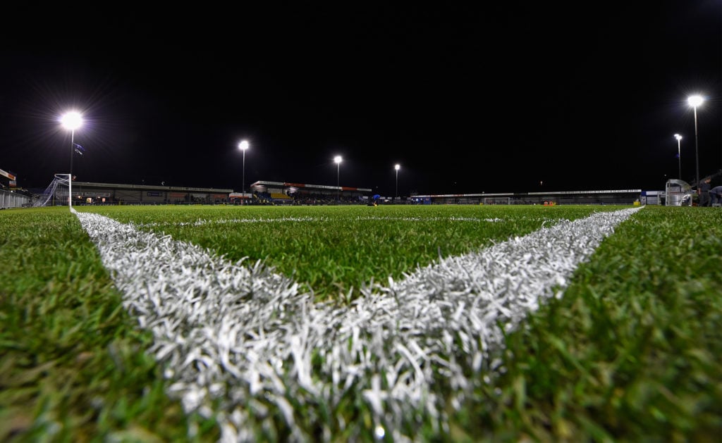 HAVANT, ENGLAND - NOVEMBER A general view of Westleigh Park ahead of the FA Cup First Round match between Havant & Waterlooville FC and Preston...