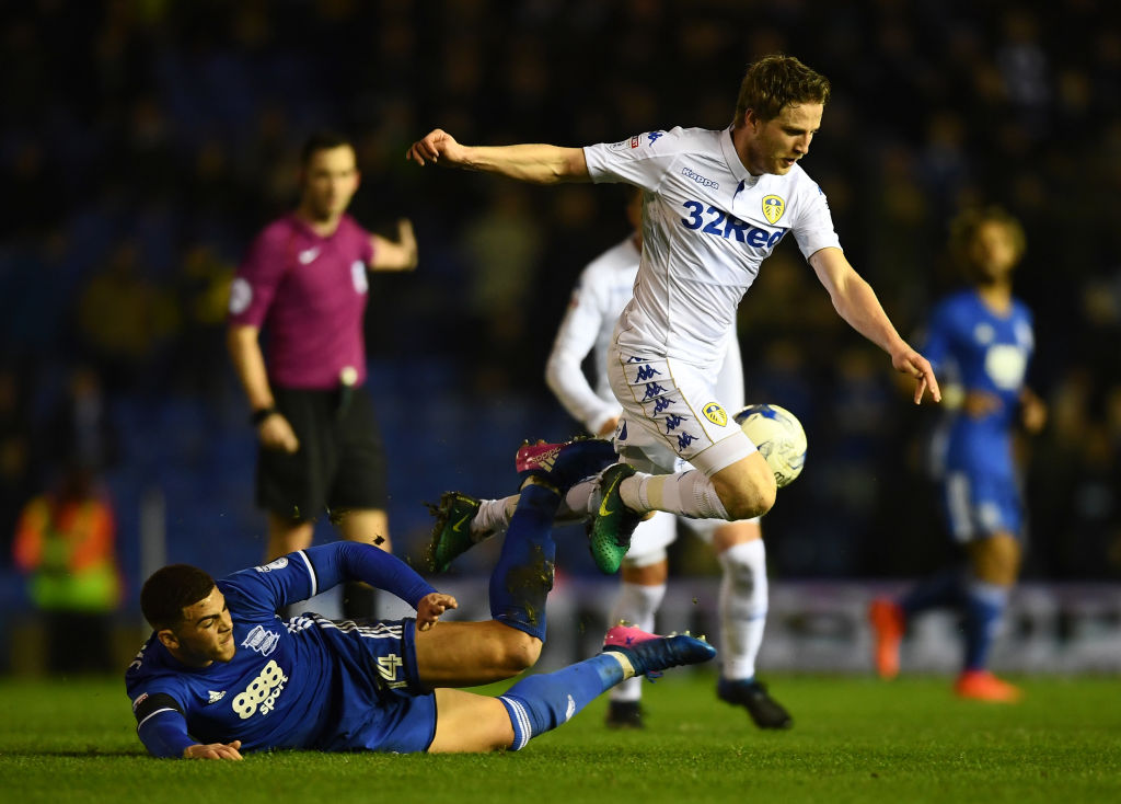 during the Sky Bet Championship match between Birmingham City and Leeds United at St Andrews (stadium) on March 3, 2017 in Birmingham, England.