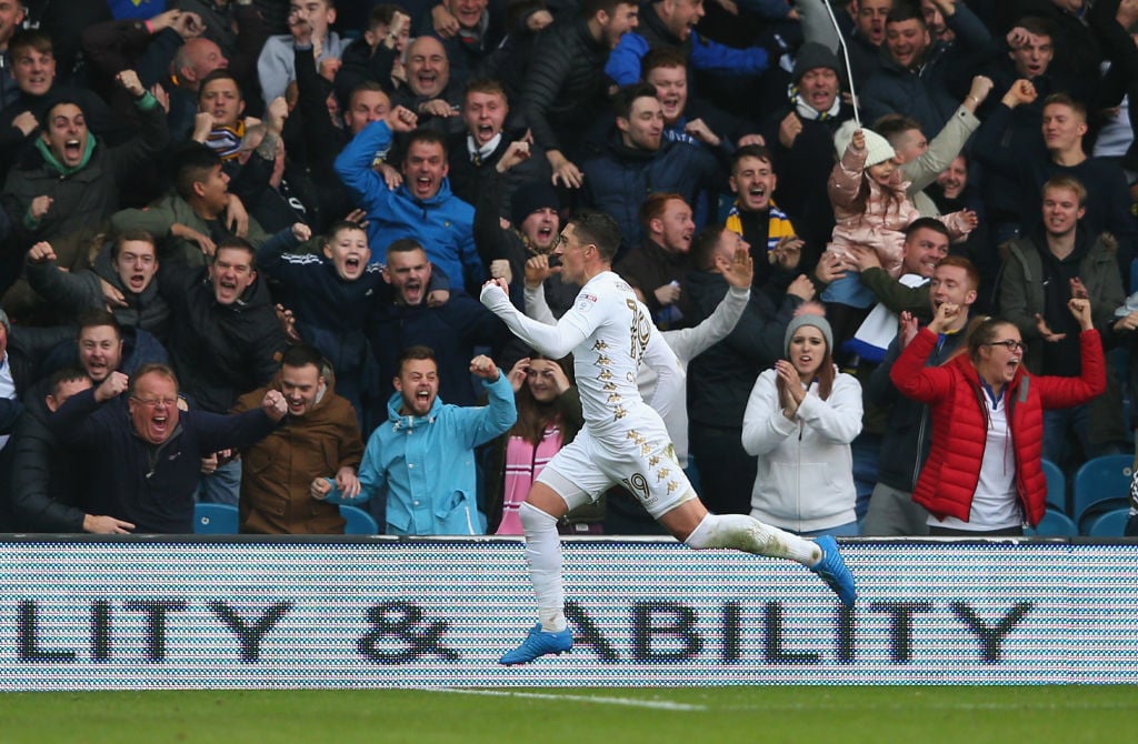 of Leeds United of Middlesbrough during the Sky Bet Championship match between Leeds United and Middlesbrough at Elland Road on November 19, 2017 i...
