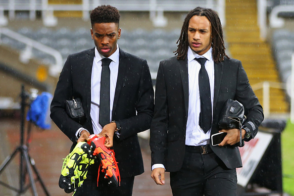 during the Barclays Premier League match between Newcastle United and Everton at St James' Park on December 26, 2015 in Newcastle upon Tyne, England.
