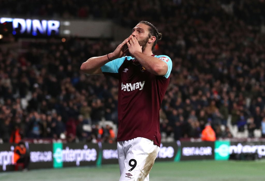  during the Premier League match between West Ham United and West Bromwich Albion at London Stadium on January 2, 2018 in London, England.