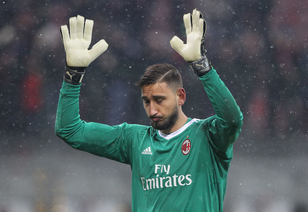during the Serie A match between AC Milan and Bologna FC at Stadio Giuseppe Meazza on December 10, 2017 in Milan, Italy.