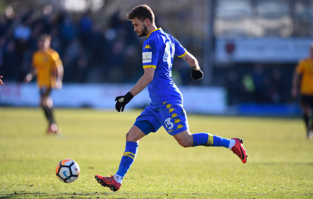 <> at Rodney Parade on January 7, 2018 in Newport, Wales.