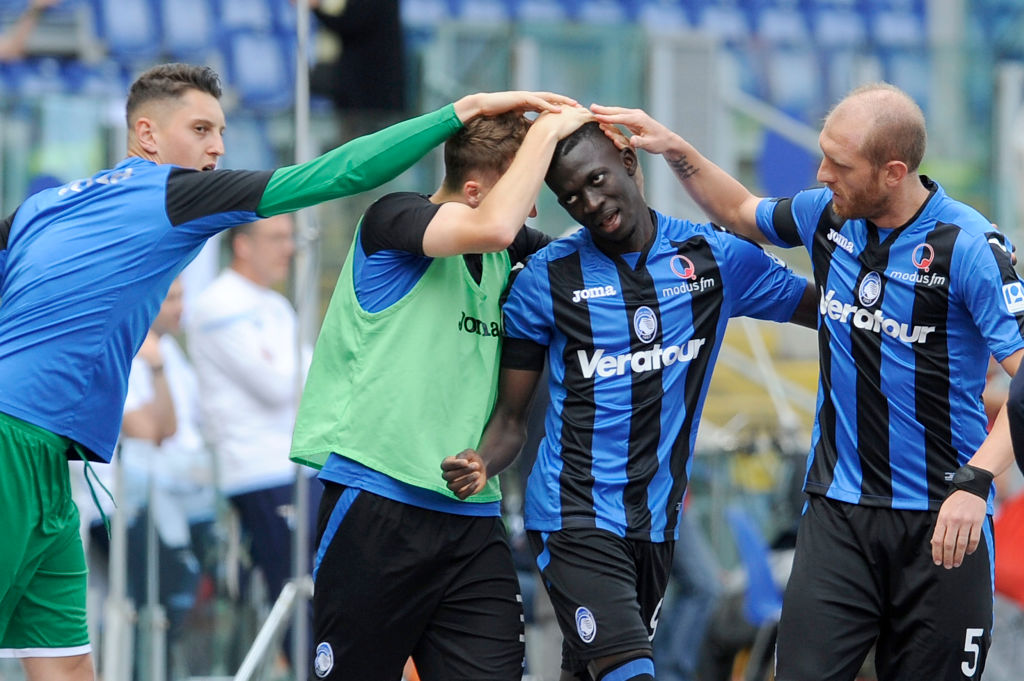 Musa Barrow esulta dopo il gol
06-05-2018 Roma
Campionato Italiano Serie A Tim incontro SS Lazio Vs Atalanta allo stadio Olimpico di Roma.
Match da...