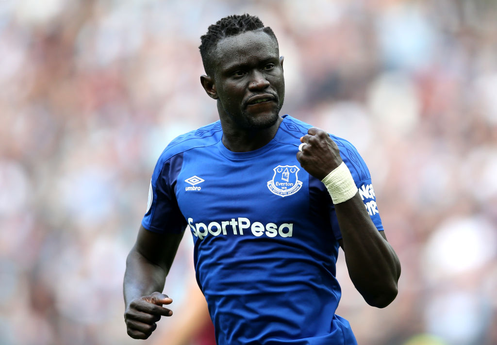  during the Premier League match between West Ham United and Everton at London Stadium on May 13, 2018 in London, England.