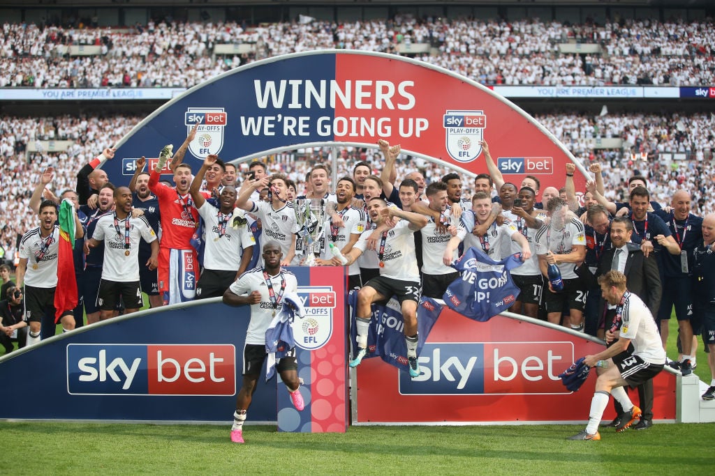 <> during the Sky Bet Championship Play Off Final match between Aston Villa and Fulham at Wembley Stadium on May 26, 2018 in London, England.