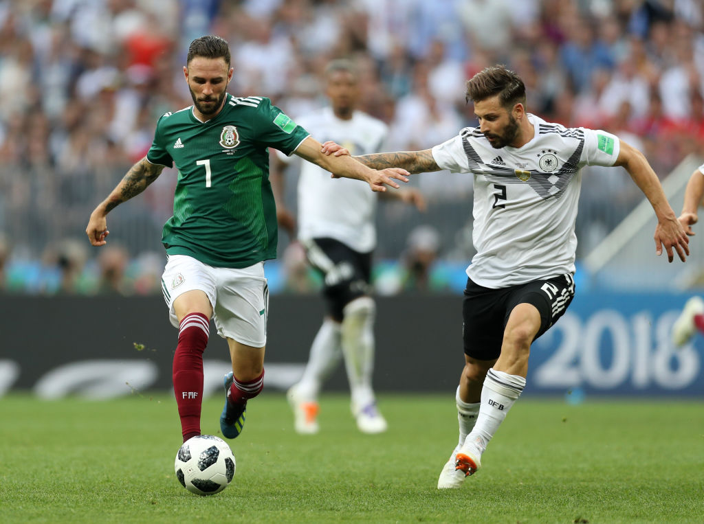  during the 2018 FIFA World Cup Russia group F match between Germany and Mexico at Luzhniki Stadium on June 17, 2018 in Moscow, Russia.