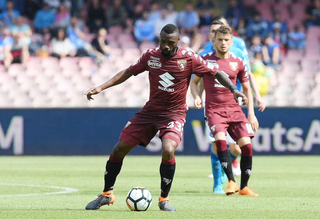 during the serie A match between SSC Napoli and Torino FC at Stadio San Paolo on May 6, 2018 in Naples, Italy.