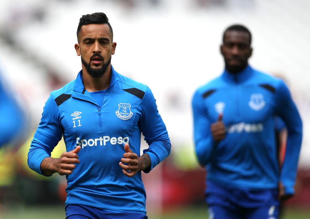  during the Premier League match between West Ham United and Everton at London Stadium on May 13, 2018 in London, England.