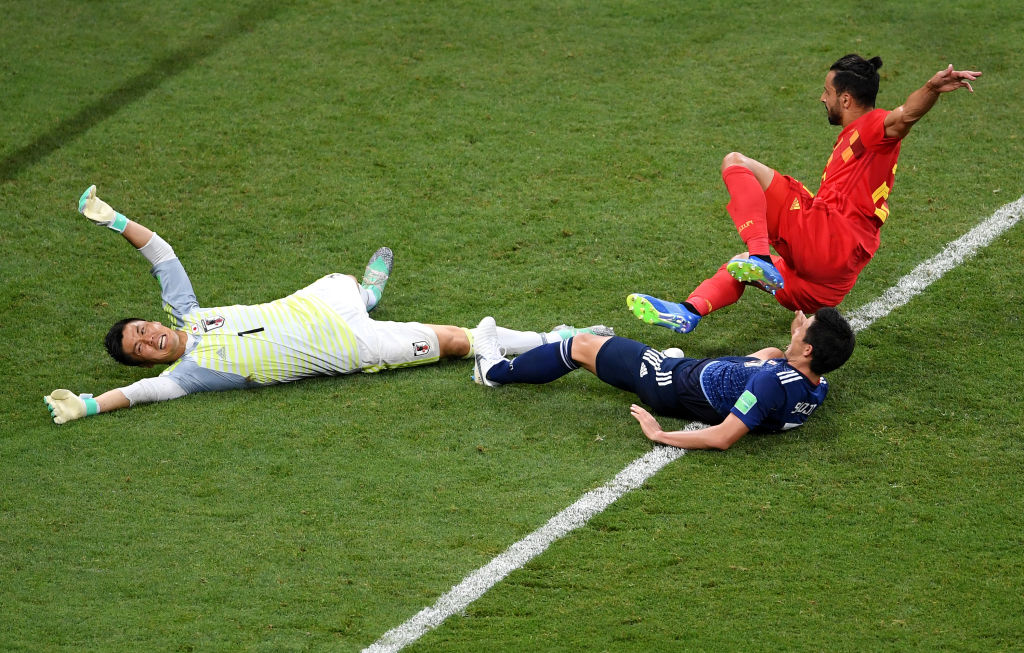  during the 2018 FIFA World Cup Russia Round of 16 match between Belgium and Japan at Rostov Arena on July 2, 2018 in Rostov-on-Don, Russia.
