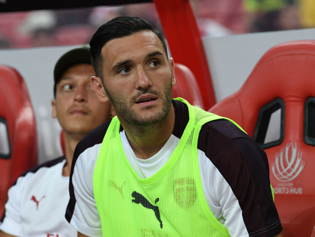 xxx during the International Champions Cup 2018 match between Club Atletico de Madrid and Arsenal at the National Stadium on July 26, 2018 in Singa...