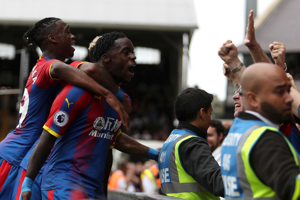  during the Premier League match between Fulham FC and Crystal Palace at Craven Cottage on August 11, 2018 in London, United Kingdom.