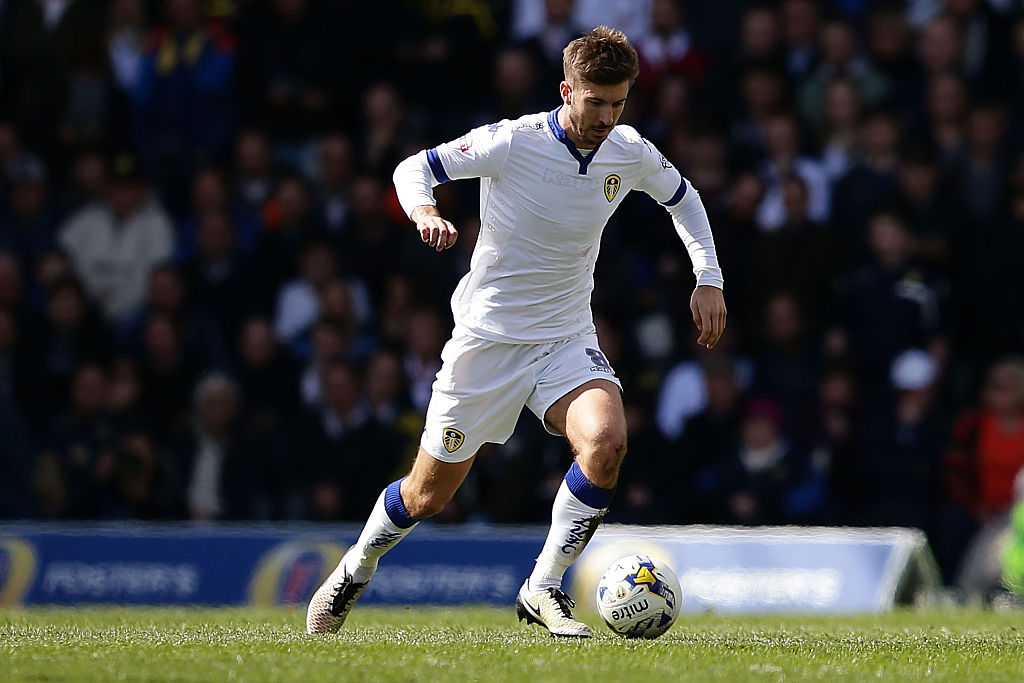 during the Sky Bet Championship match between Leeds United and Charlton Athletic at Elland Road on April 30, 2016 in Leeds, United Kingdom.