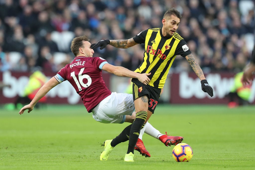 Plenty of West Ham fans want Mark Noble dropped after Watford display