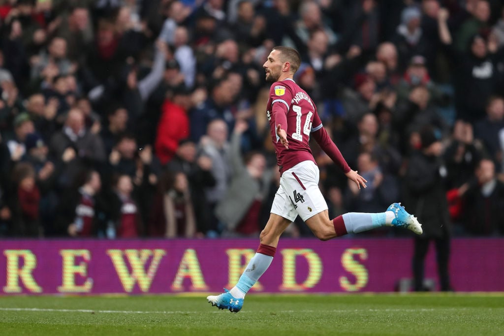 Aston Villa's promotion hopes lie comfortably on the shoulders of Conor Hourihane
