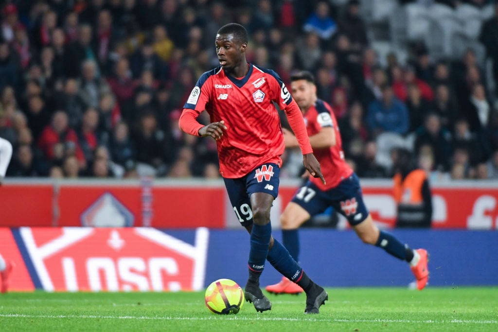 Nicolas Pepe reportedly attracting Liverpool and Manchester United interest