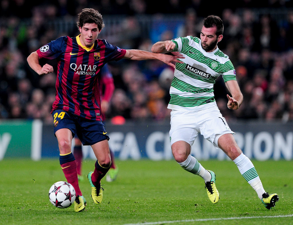 Sergi Roberto was given his FC Barcelona debut by Pep Guardiola.