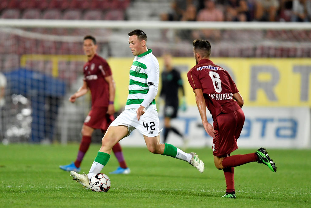 Neil Lennon says Callum McGregor at left-back was not the reason why Celtic lost