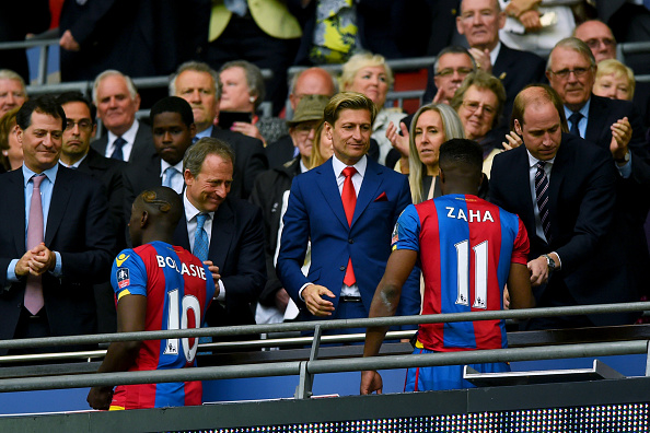 Steve Parish admits Crystal Palace will struggle to keep Zaha for much longer