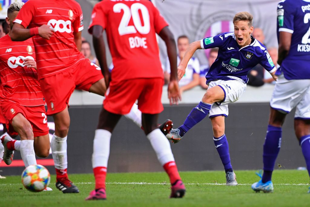 Yari Verschaeren of Anderlecht pictured during a football game