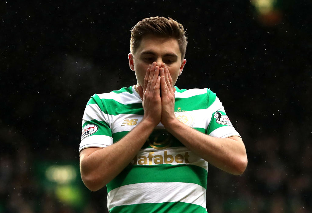 Chris Sutton tweets as James Forrest celebrates new deal with goal