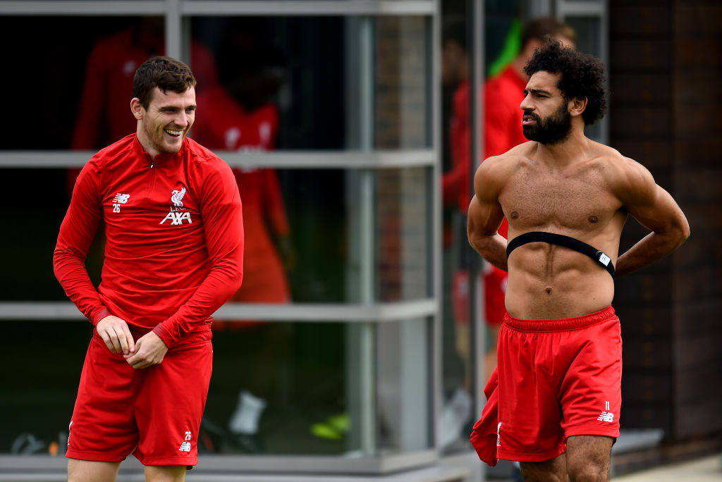 'Love these boys': Some Liverpool fans react to what Robertson said to Salah in training yesterday
