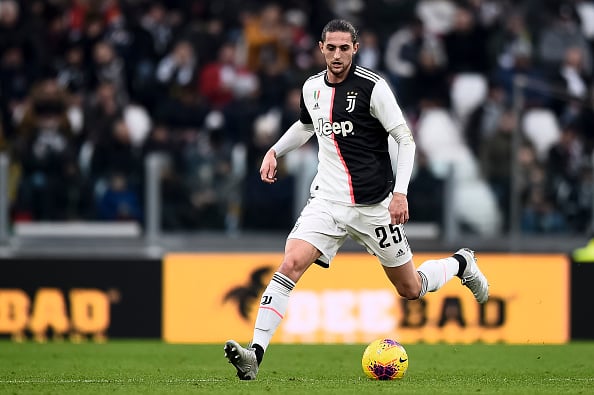 Rabiot in action for Juventus
