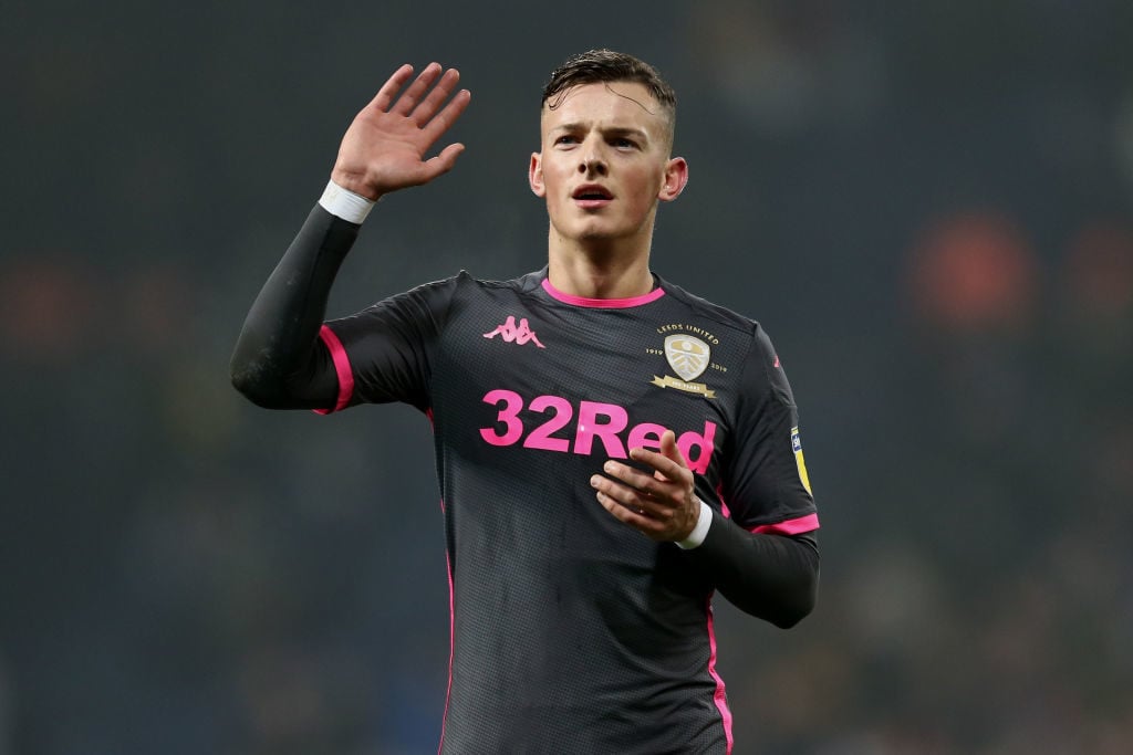 Ben White playing for Leeds