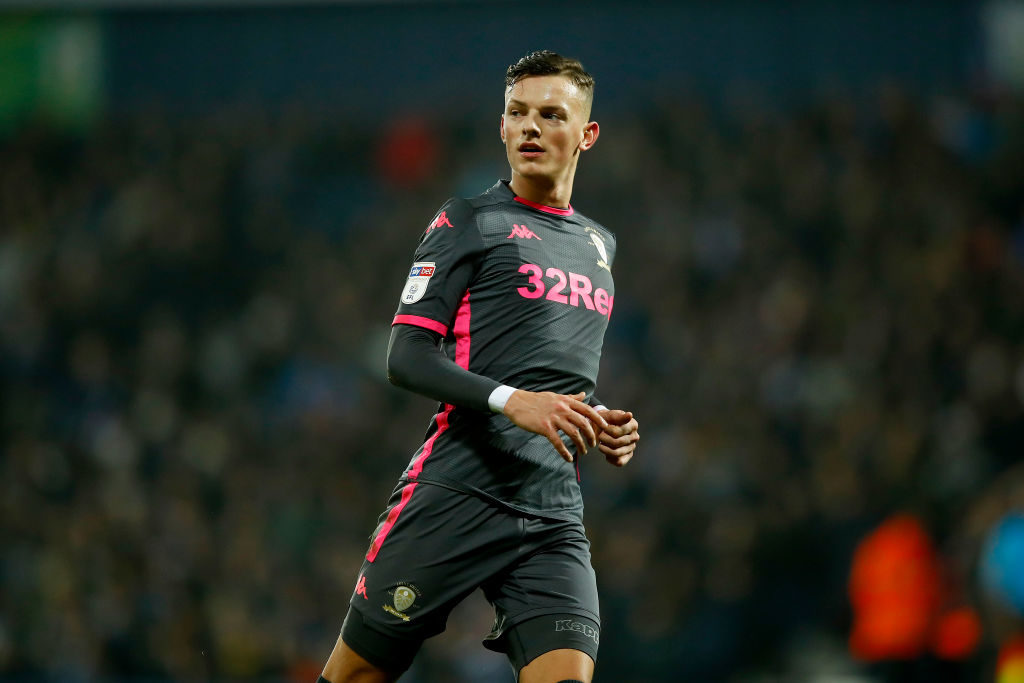 Ben White playing for Leeds