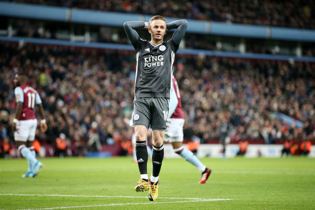 Leicester fans react to being denied a penalty in first half of EFL Cup semi-final
