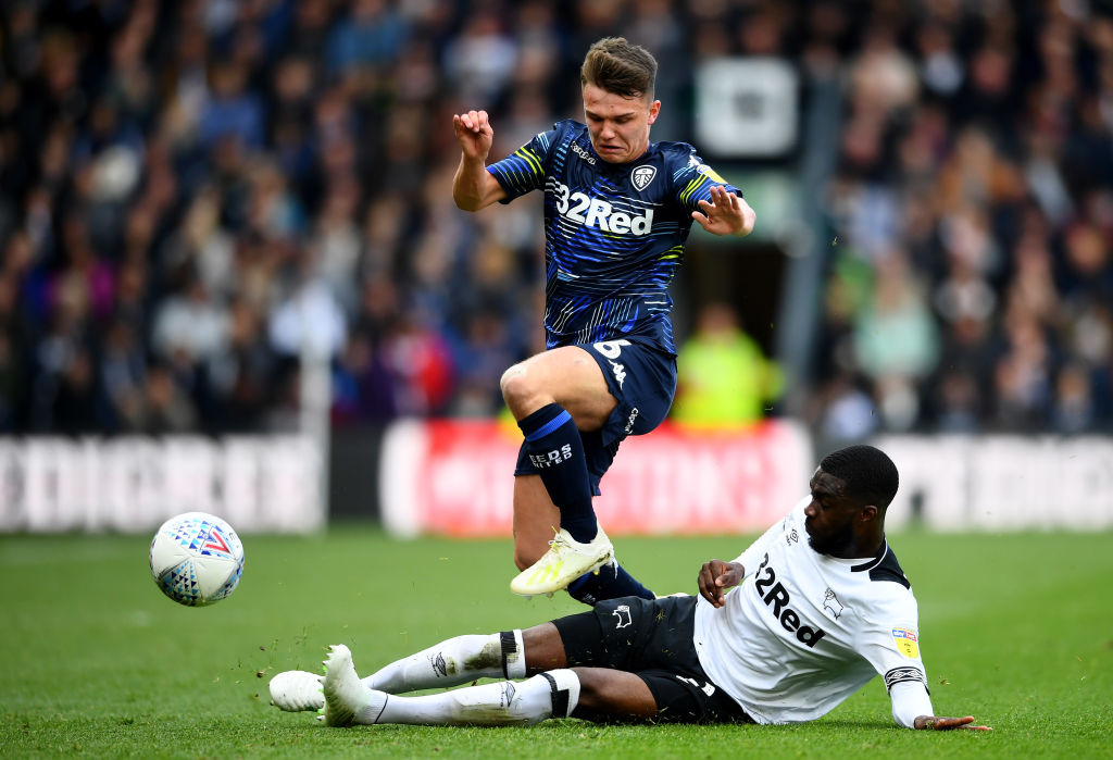 Jamie Shackleton can step up once again and take Adam Forshaw's place in Leeds United team