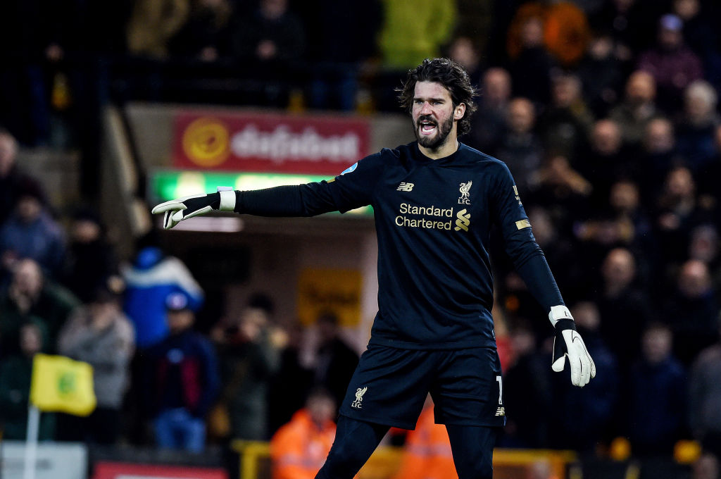 Liverpool Uses Black Pen To Create Provisional Kit For Allison Becker -  Footy Headlines