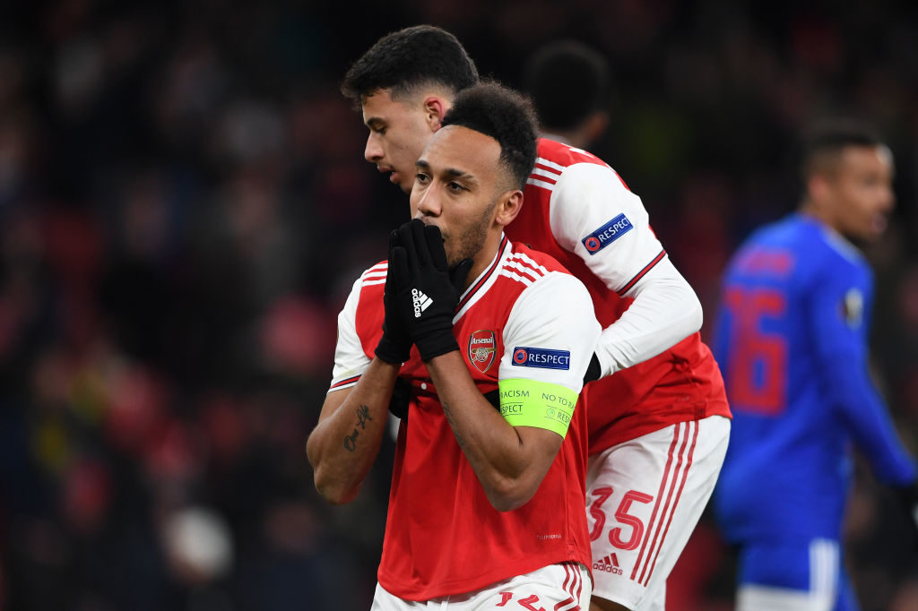 Arsenal captain Pierre-Emerick Aubameyang