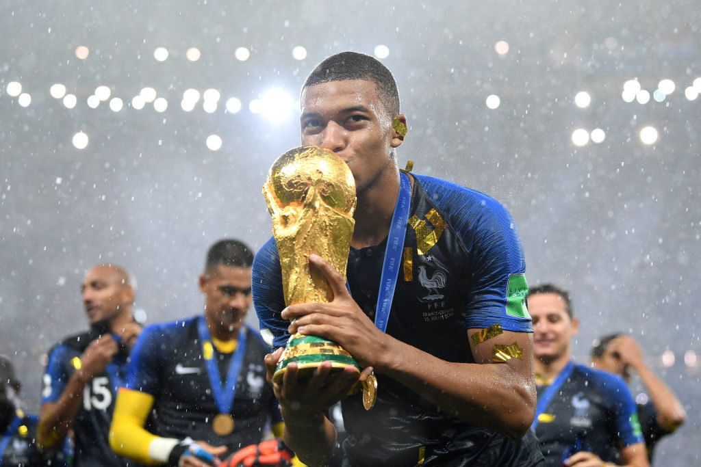 The youngster was key to France's 2018 FIFA World Cup win.