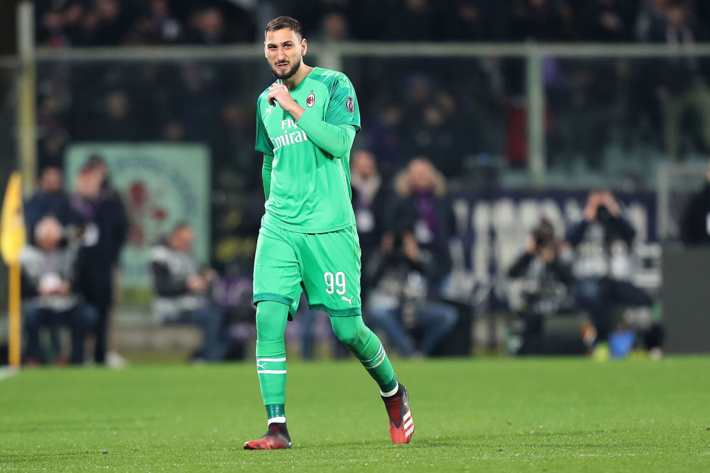 Donnarumma is set to leave AC Milan for free.