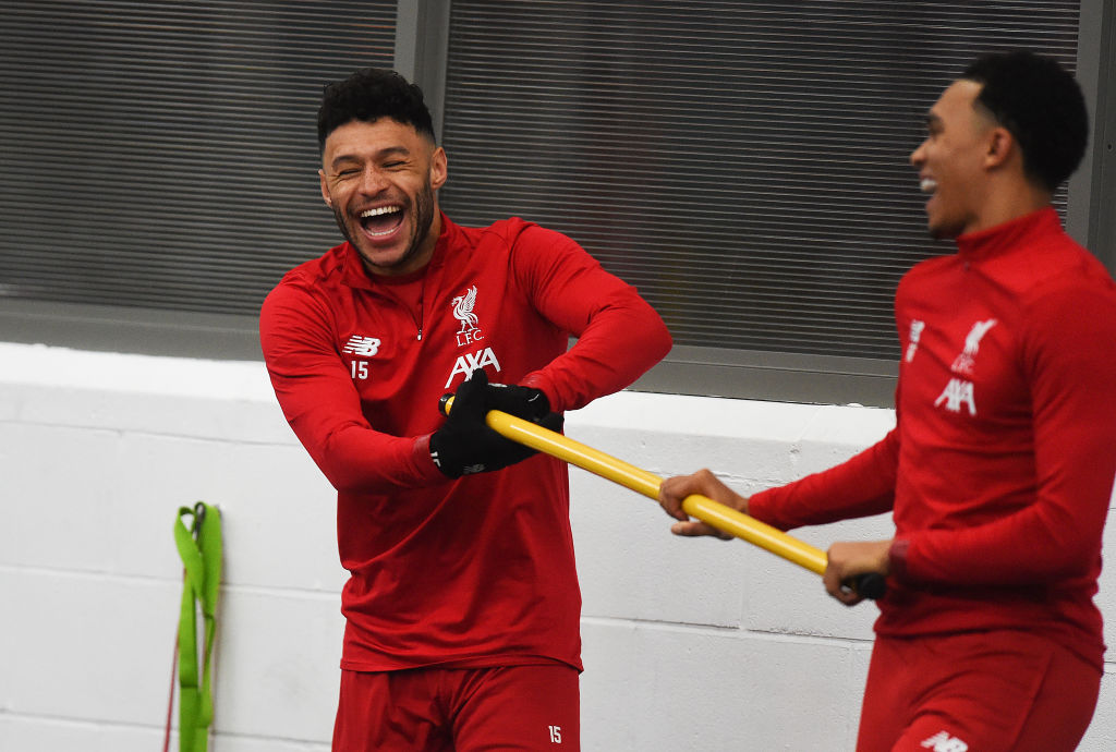 Liverpool fans react as Alex Oxlade-Chamberlain finally resumes full training
