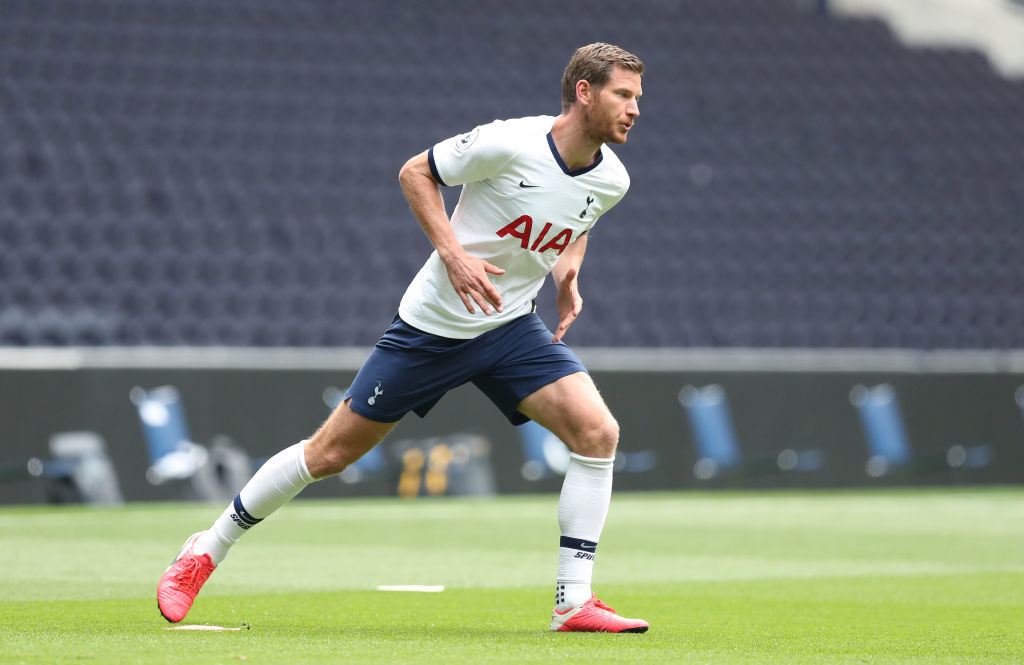 Spurs let Jan Vertonghen leave Tottenham last summer