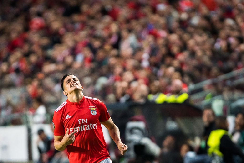 Franco Cervi of SL Benfica in action during the UEFA Europa