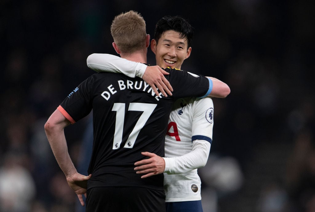 Dybala and son Heung. Dybala and son Heung min.