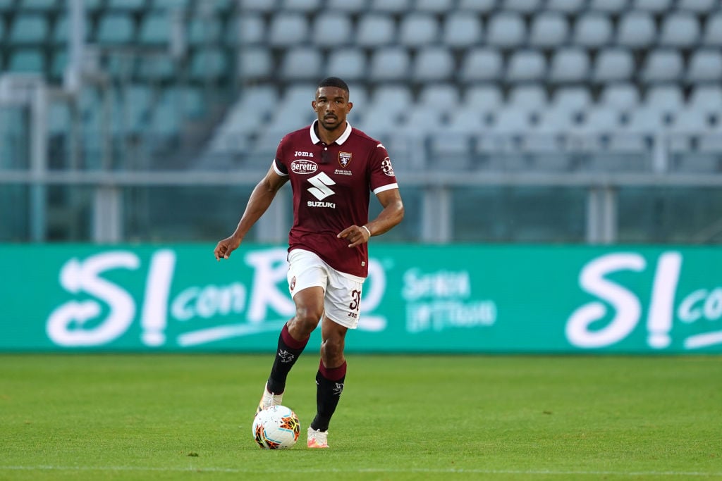 Gleison Bremer of Torino FC in action   during the the Serie