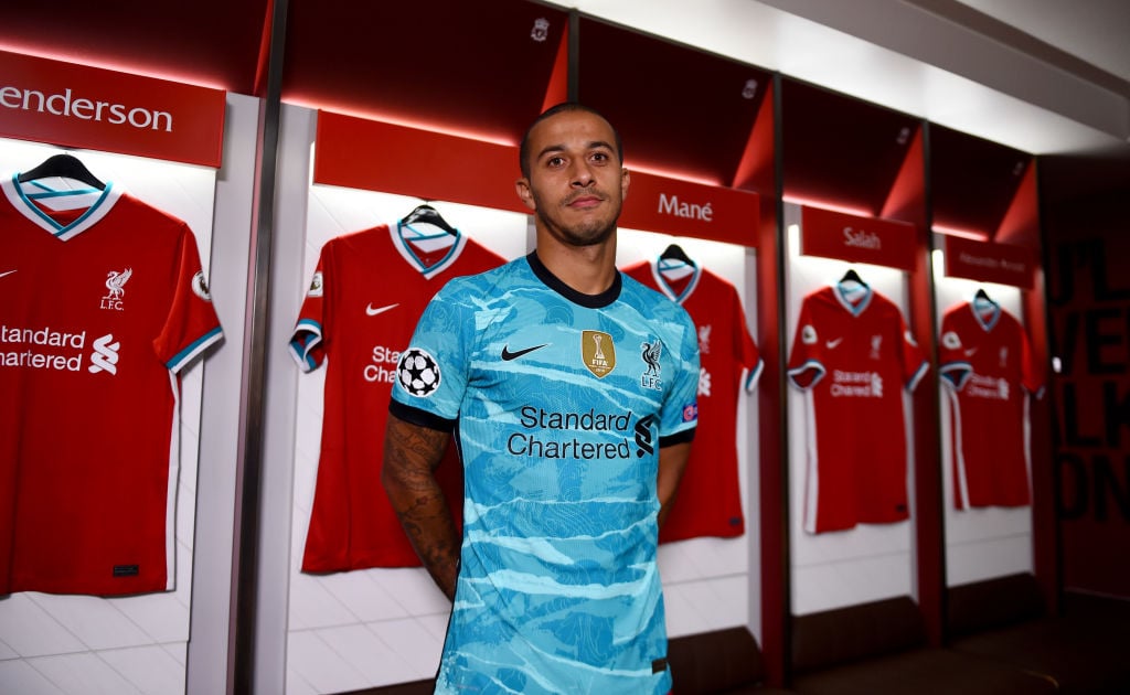 Liverpool Unveil New Signing Thiago Alcantara