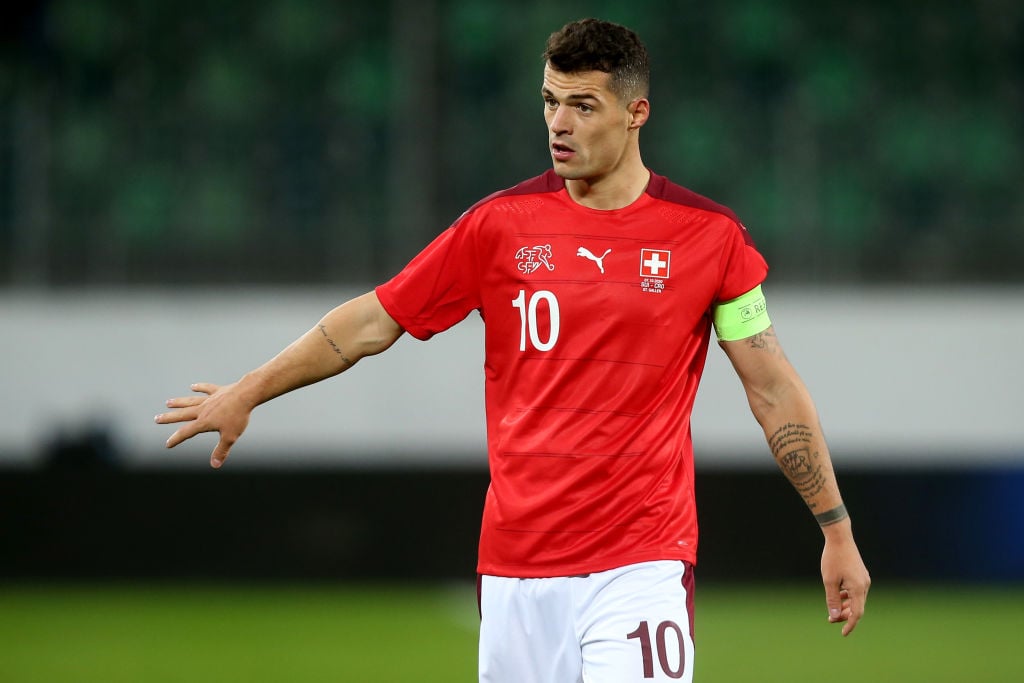 Renaissance voor het geval dat Trouwens Granit Xhaka posts on Instagram after captaining Switzerland, Gabriel  responds | The Boot Room