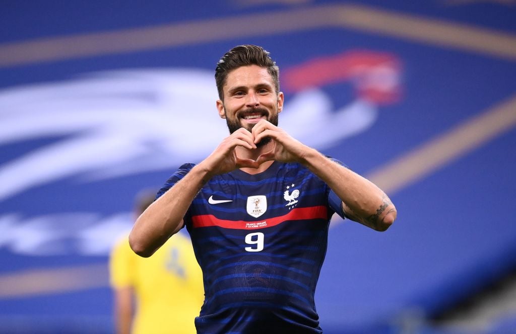 'I have nice pictures': Giroud brags about getting the better of 'very tough' Liverpool man