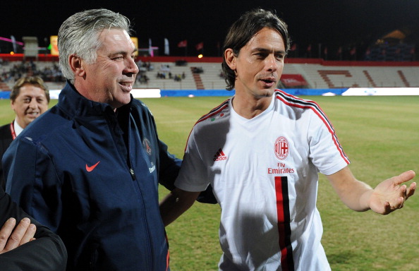 AC Milan's forward Filippo Inzaghi speak