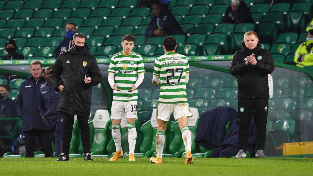 Timo Weah and Celtic players react as Mikey Johnston posts on Instagram after return