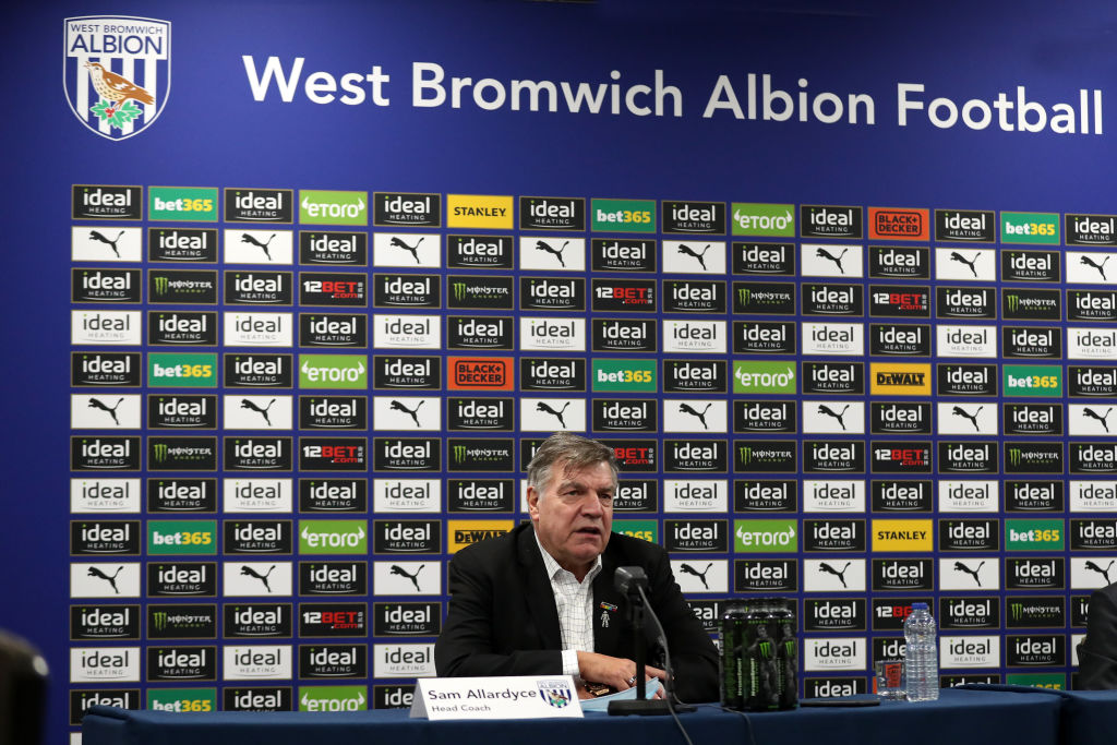 Sam Allardyce Unveiled as new Manager of West Bromwich Albion
