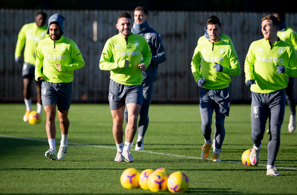 Aston Villa Training and Press Conference