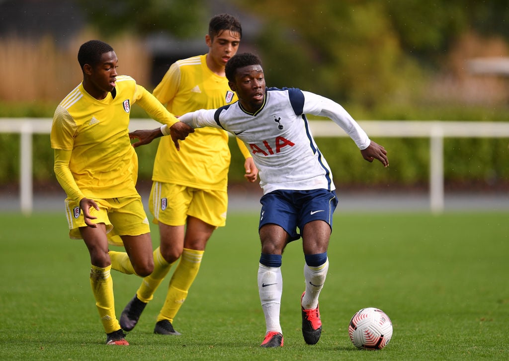 Nile John posts on Instagram after signing new Tottenham contract